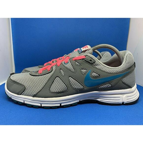 NIKE Revolution 2 Running Athletic Shoes Sneakers 554902-006 Lace Up Womens Sz 9 - Picture 1 of 11